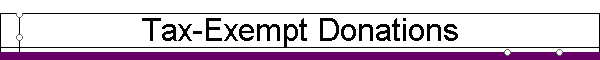 Tax-Exempt Donations