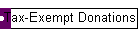 Tax-Exempt Donations